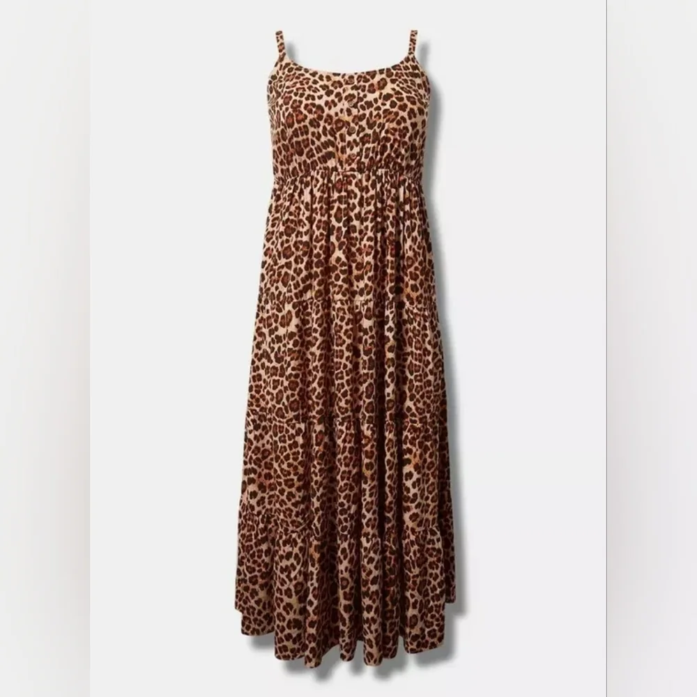 {Torrid} NEW Maxi Challis Tiered Dress - Picture 4 of 7